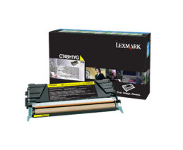 Lexmark C748e / C748de / C748dte Yellow High Yield Return Program Toner Cartridge Желтый Картридж с тонером высокой емкости (C748H1YG), (10K)
