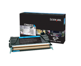 Lexmark C746n / C746dn / C746dtn / C748e / C748de / C748dte Cyan Toner Cartridge Голубой Картридж с тонером (C746A2CG), (7K)