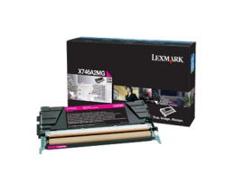 Lexmark X746de / X748de / X748dte Magenta Toner Cartridge Розовый Картридж с тонером (X746A2MG), (7K)
