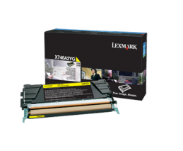 Lexmark X746de / X748de / X748dte Yellow Toner Cartridge Желтый Картридж с тонером (X746A2YG), (7K)