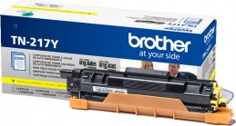 Brother HL-L3230CDW / DCP-L3550CDW / MFC-L3770CDW Yellow toner Желтый тонер-картридж повышенной емкости (TN-217Y), (2,3K)